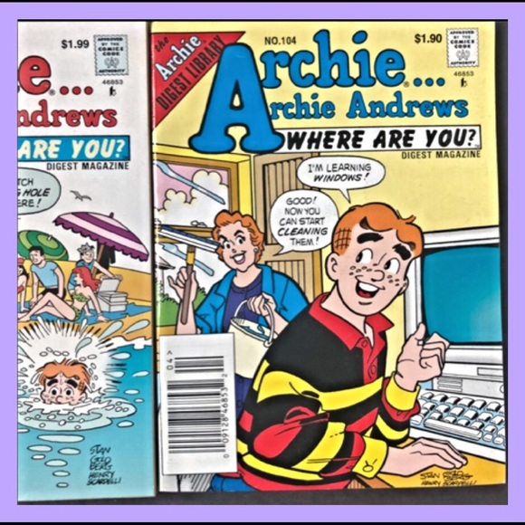 7 “Archie… Archie Andrews” Digest Comics (90’s) - Picture 8 of 8